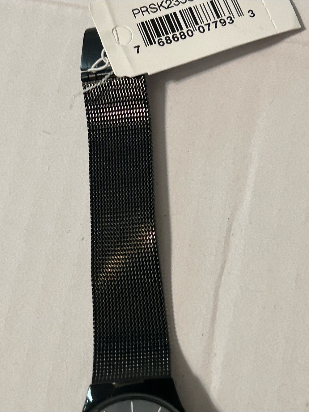 Skagen Black Mesh Band Minimalist Analog Watch - Picture 4 of 6